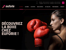 Tablet Screenshot of euforie.fr